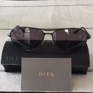 Dita Flight Titanium Aviator Sunglasses